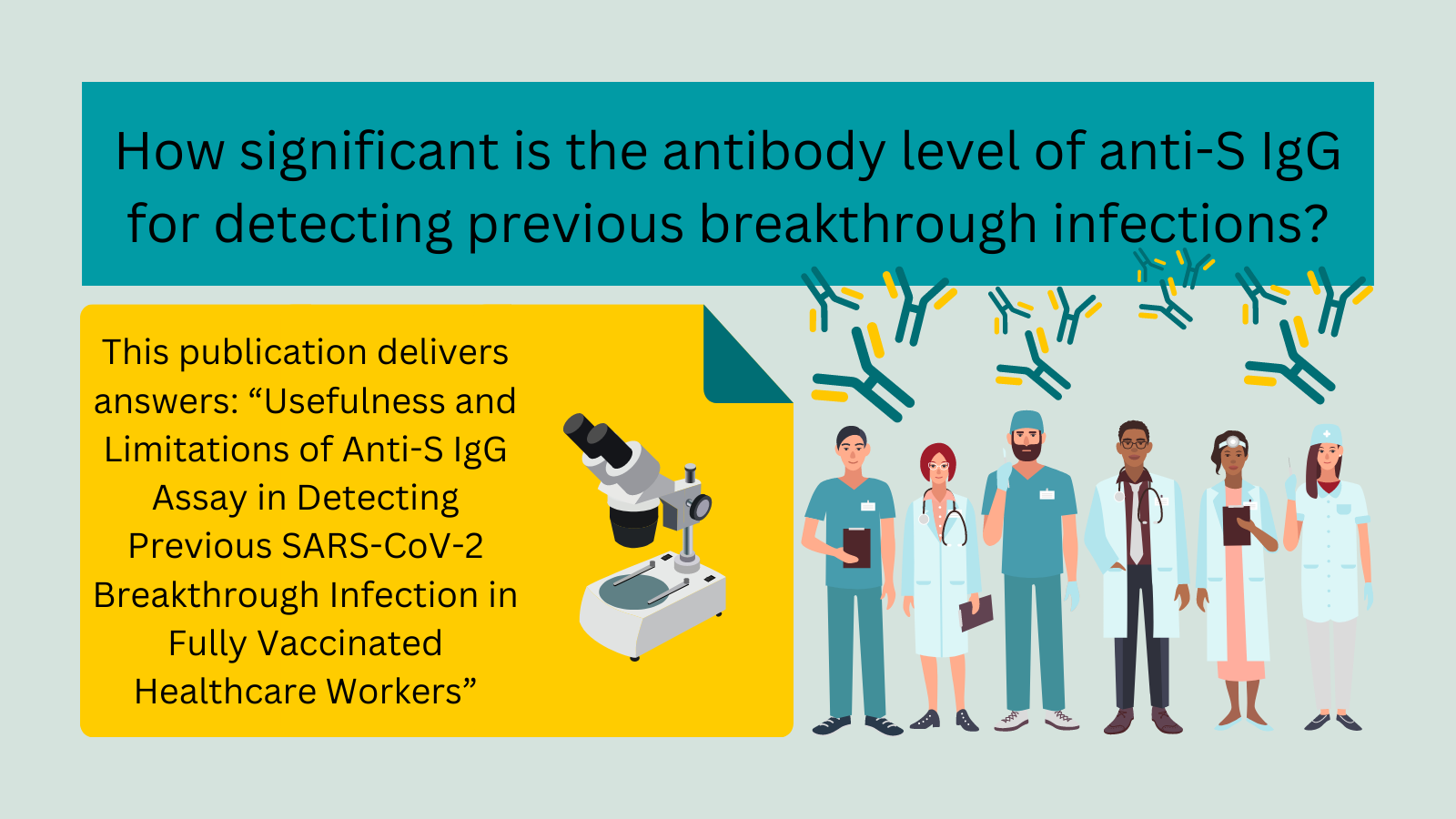 How significant is the antibody level of anti-S IgG for detecting previous breakthrough infections?